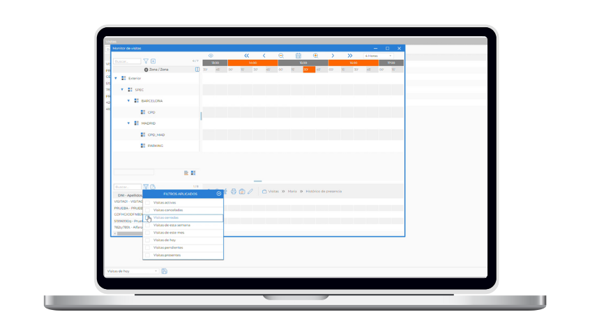 netTime one - Monitor de visitas