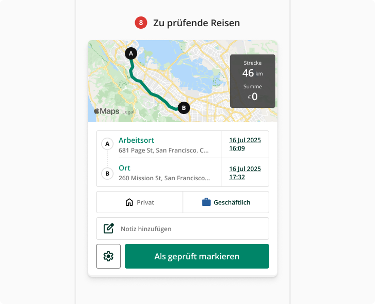 Driversnote  - Bildschirmfoto 4