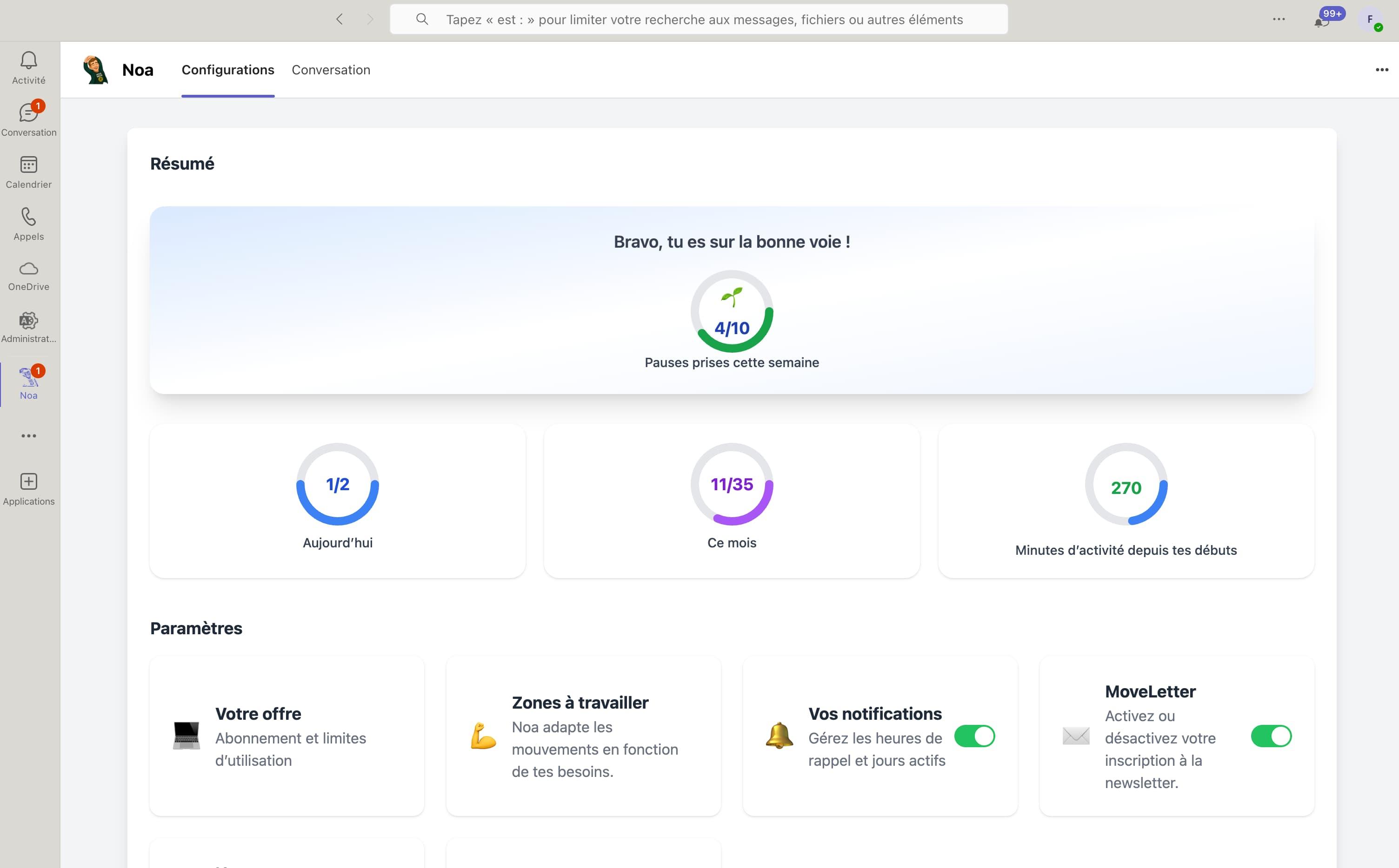 MoveBreak - Capture d'écran 3