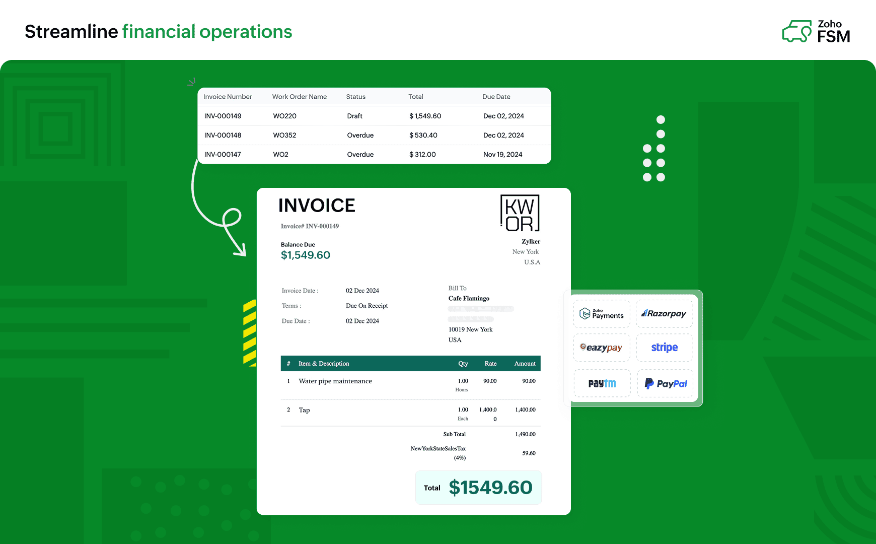 Zoho FSM - Screenshot 7