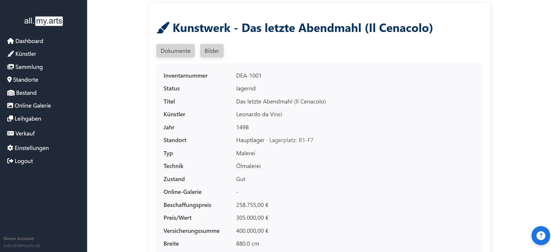 all.my.arts - Kunstwerkansicht