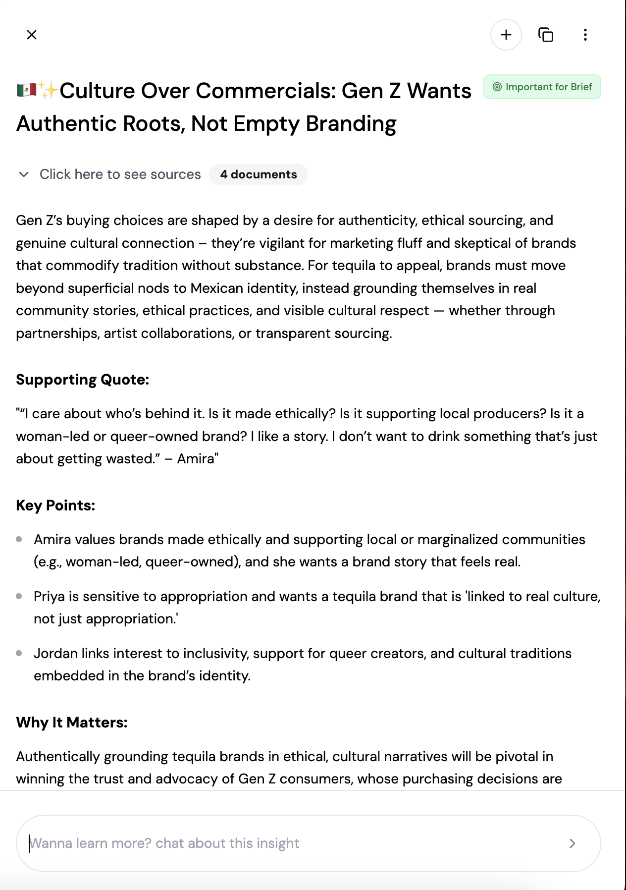 The Mirror by Quartz Labs - chat with insights