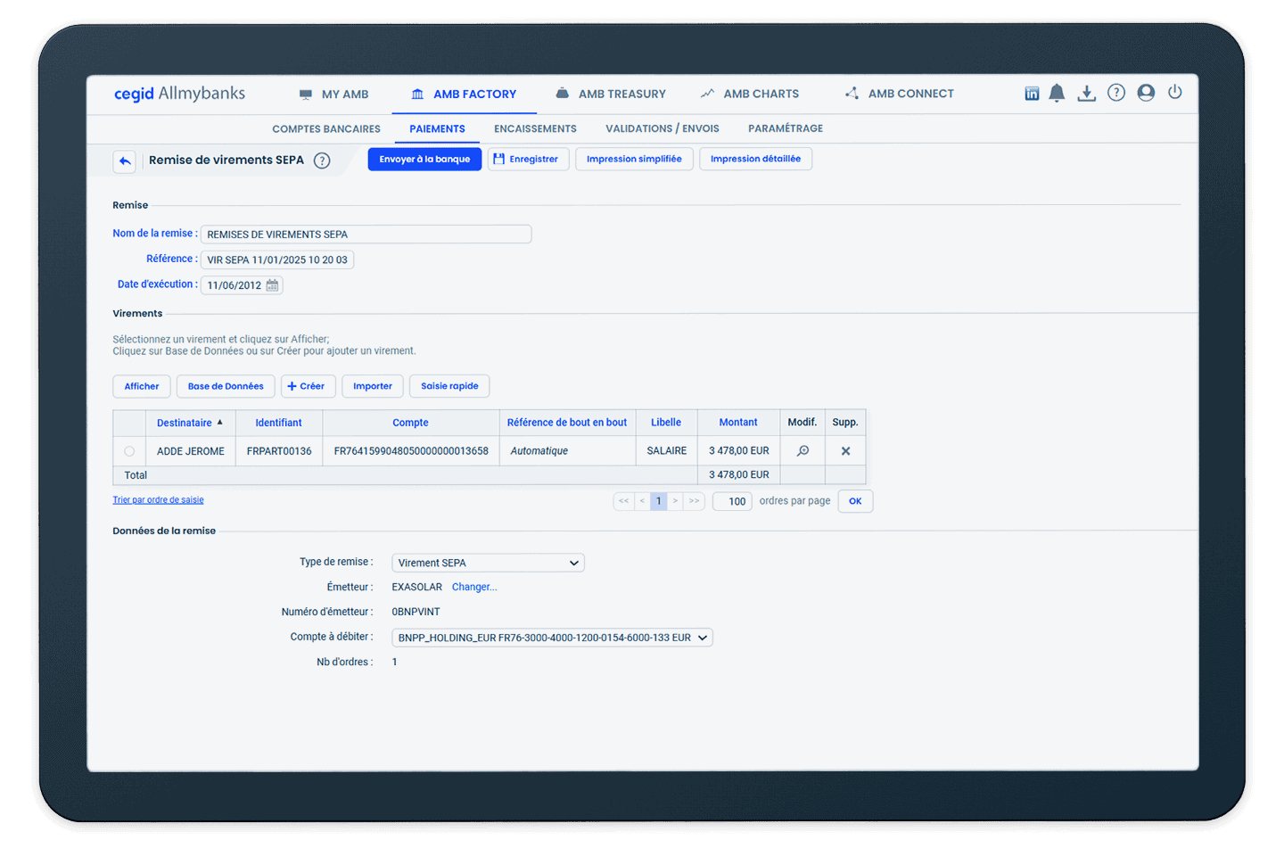 Cegid Allmybanks - Gestion bancaire