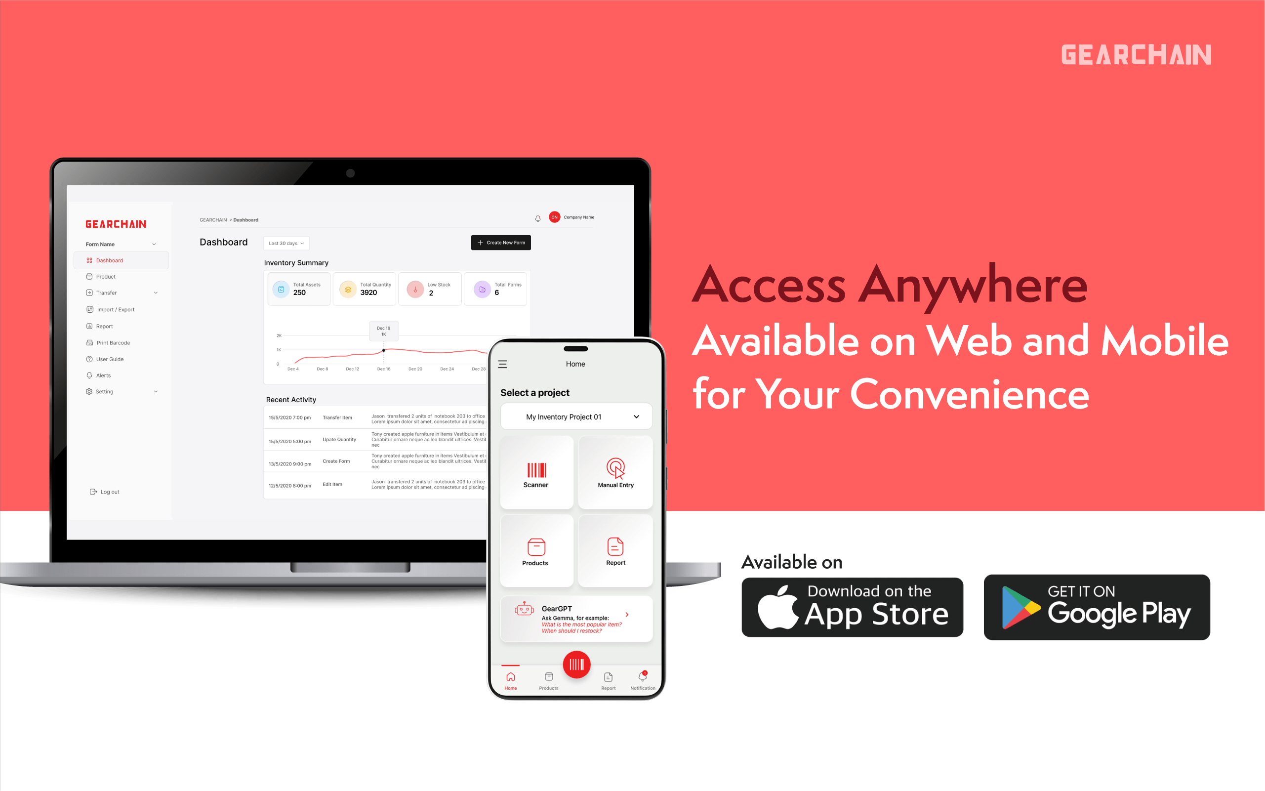 GearChain: Simple Inventory - Screenshot 2