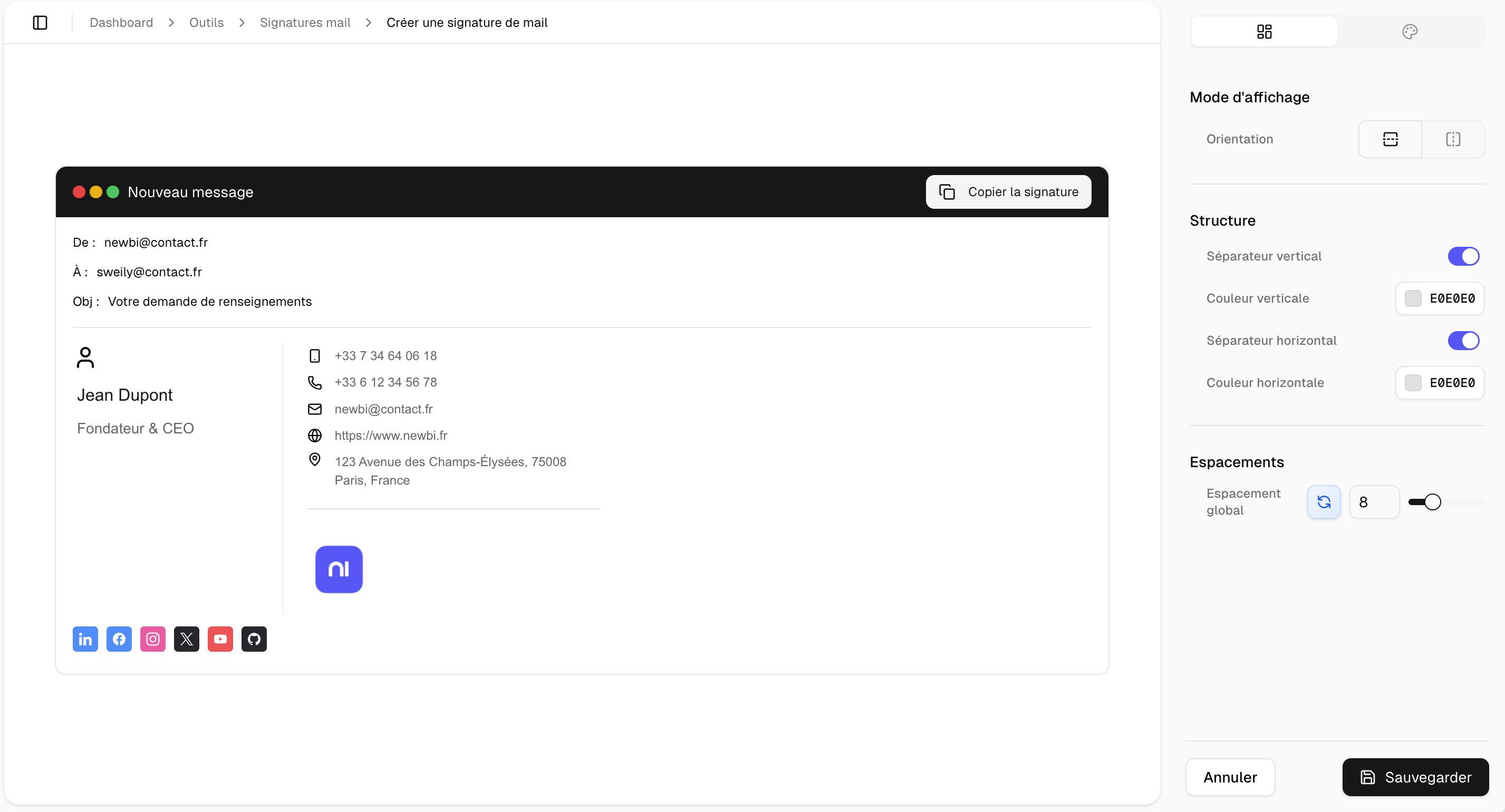 Newbi - Capture d'écran 3