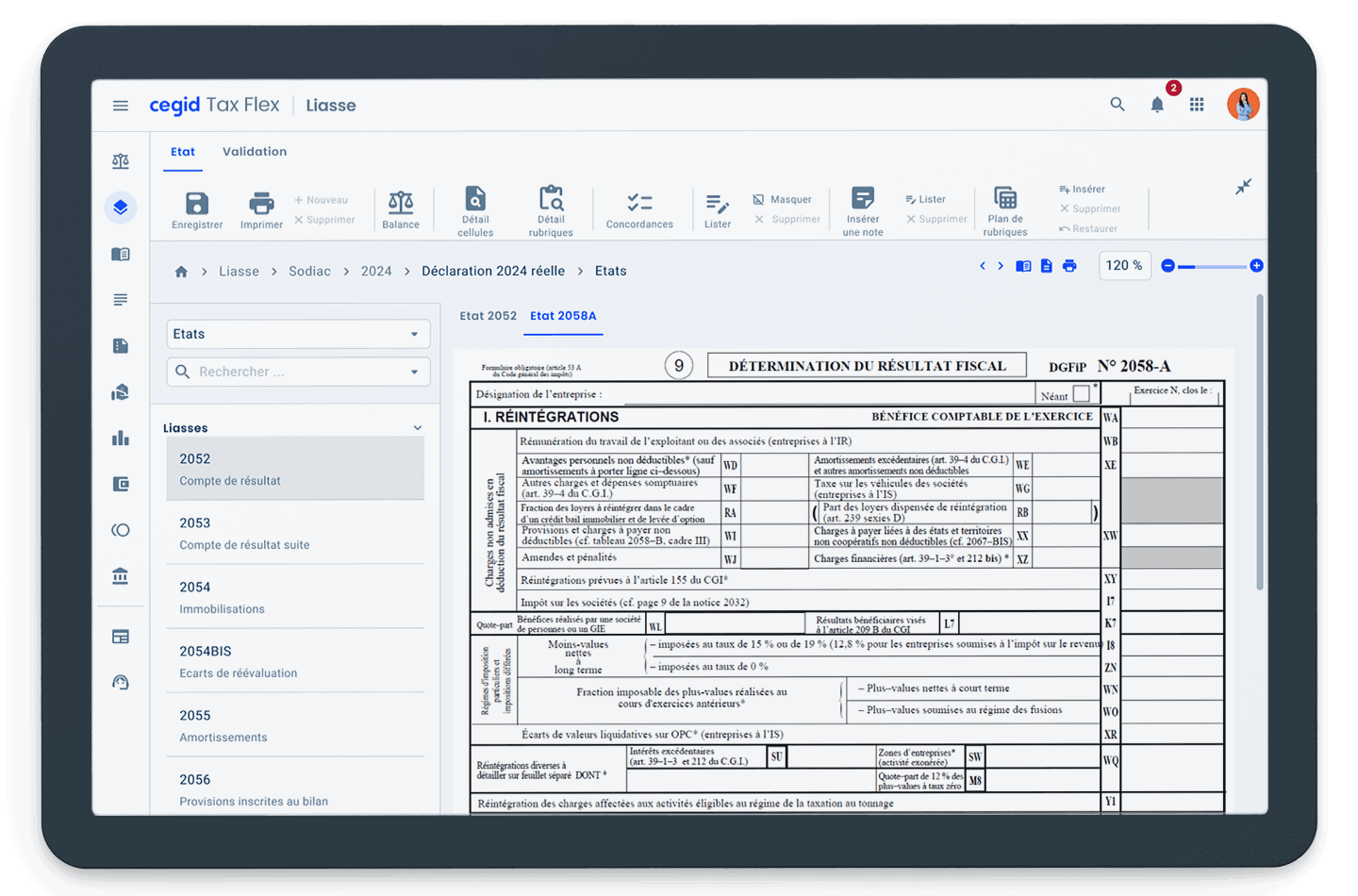 Cegid Tax Flex - Capture d'écran 2