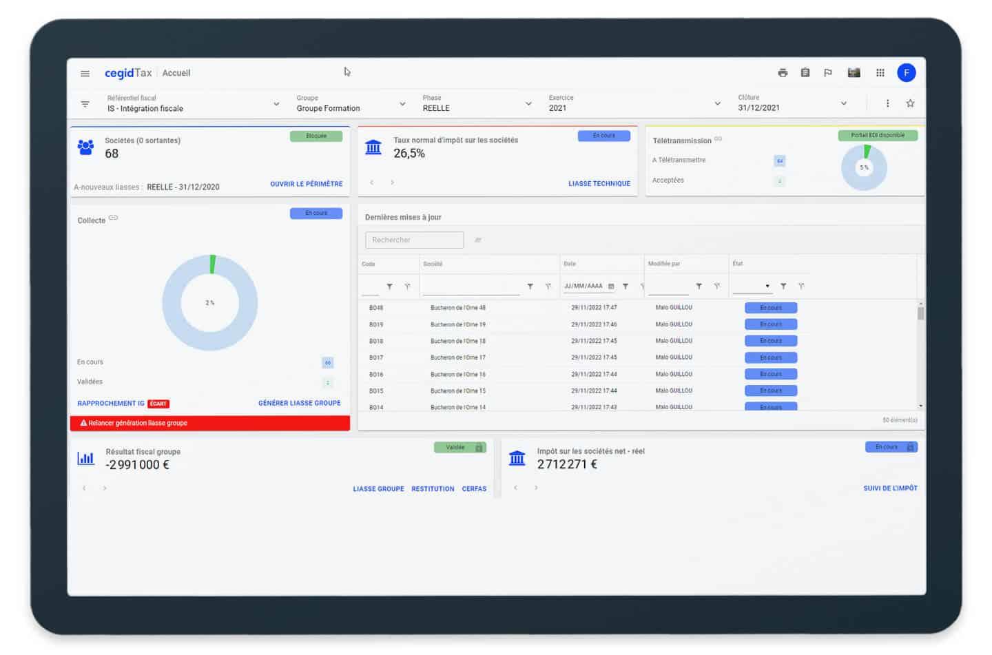 Cegid Tax Ultimate - Capture d'écran 1