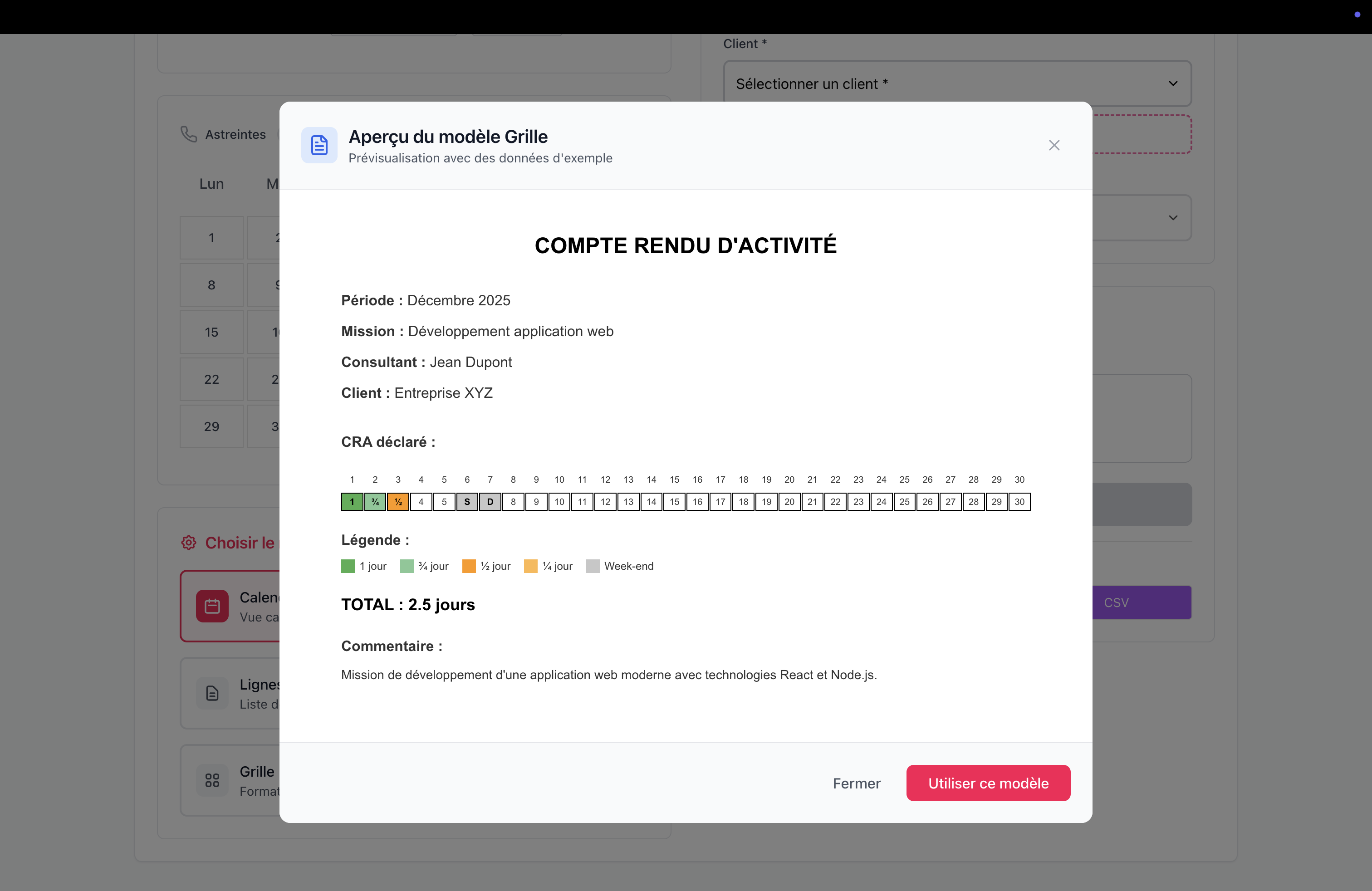 Le CRA - Capture d'écran 5