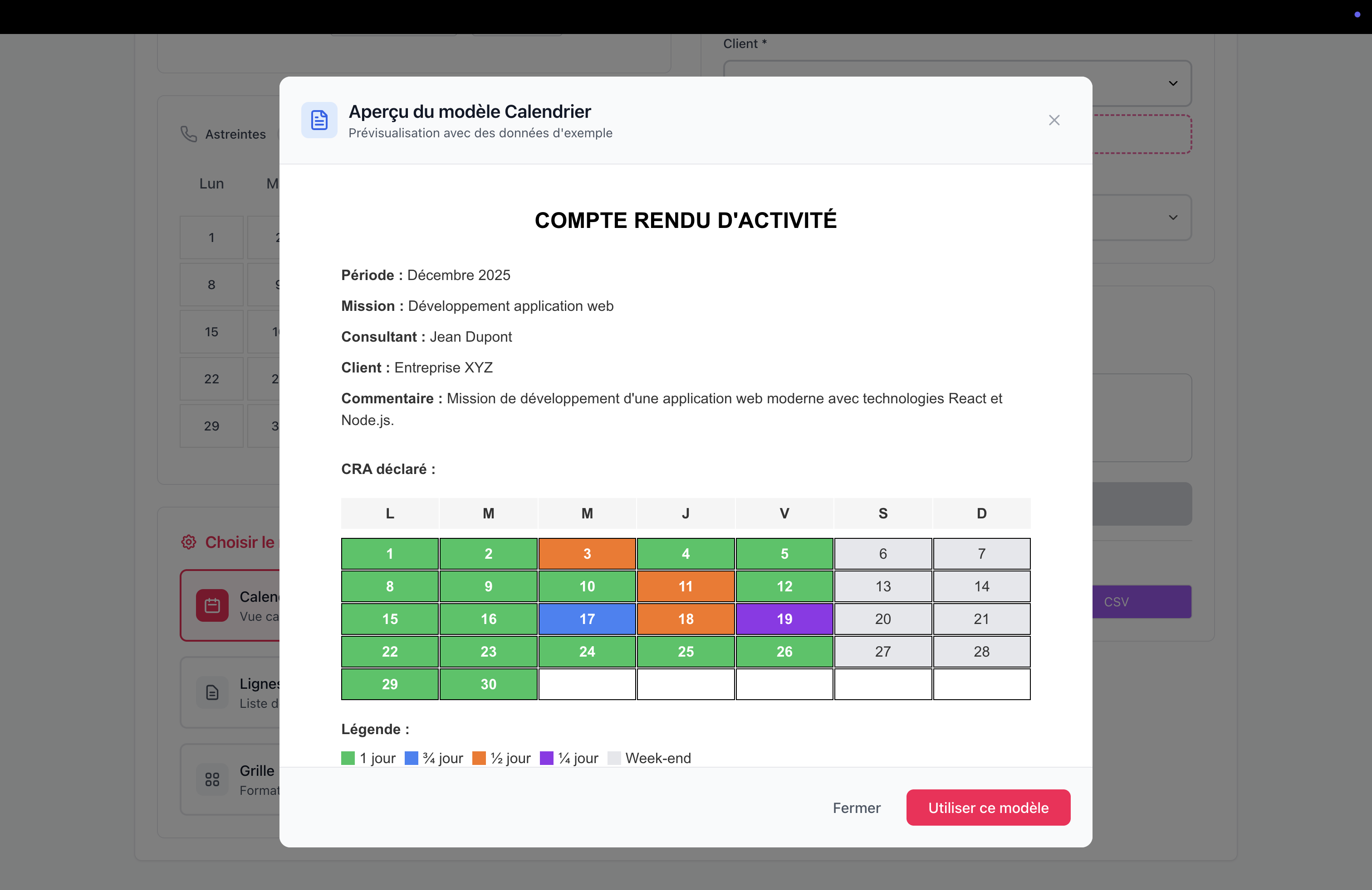 Le CRA - Capture d'écran 4