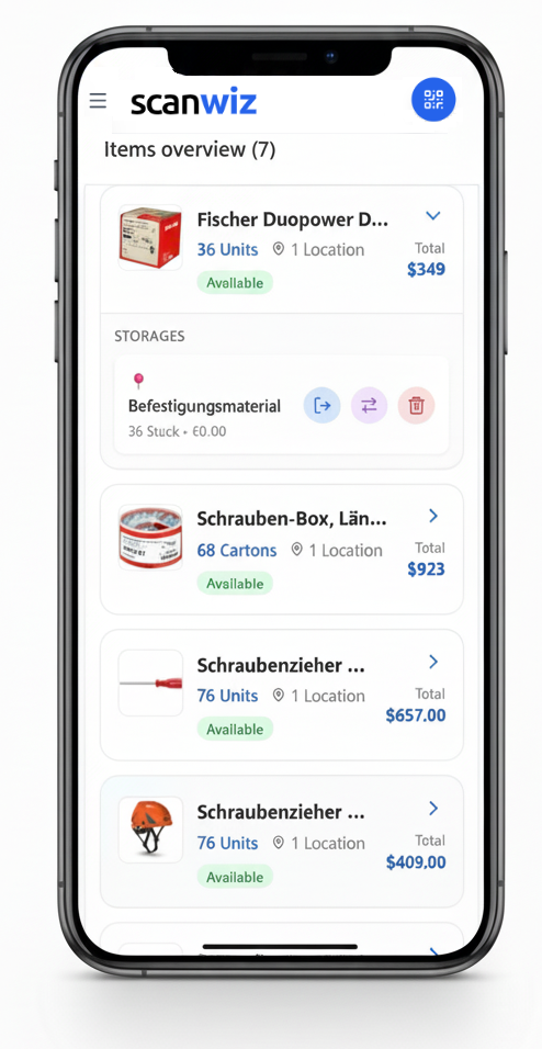 Scanwiz - Scanwiz mobile app