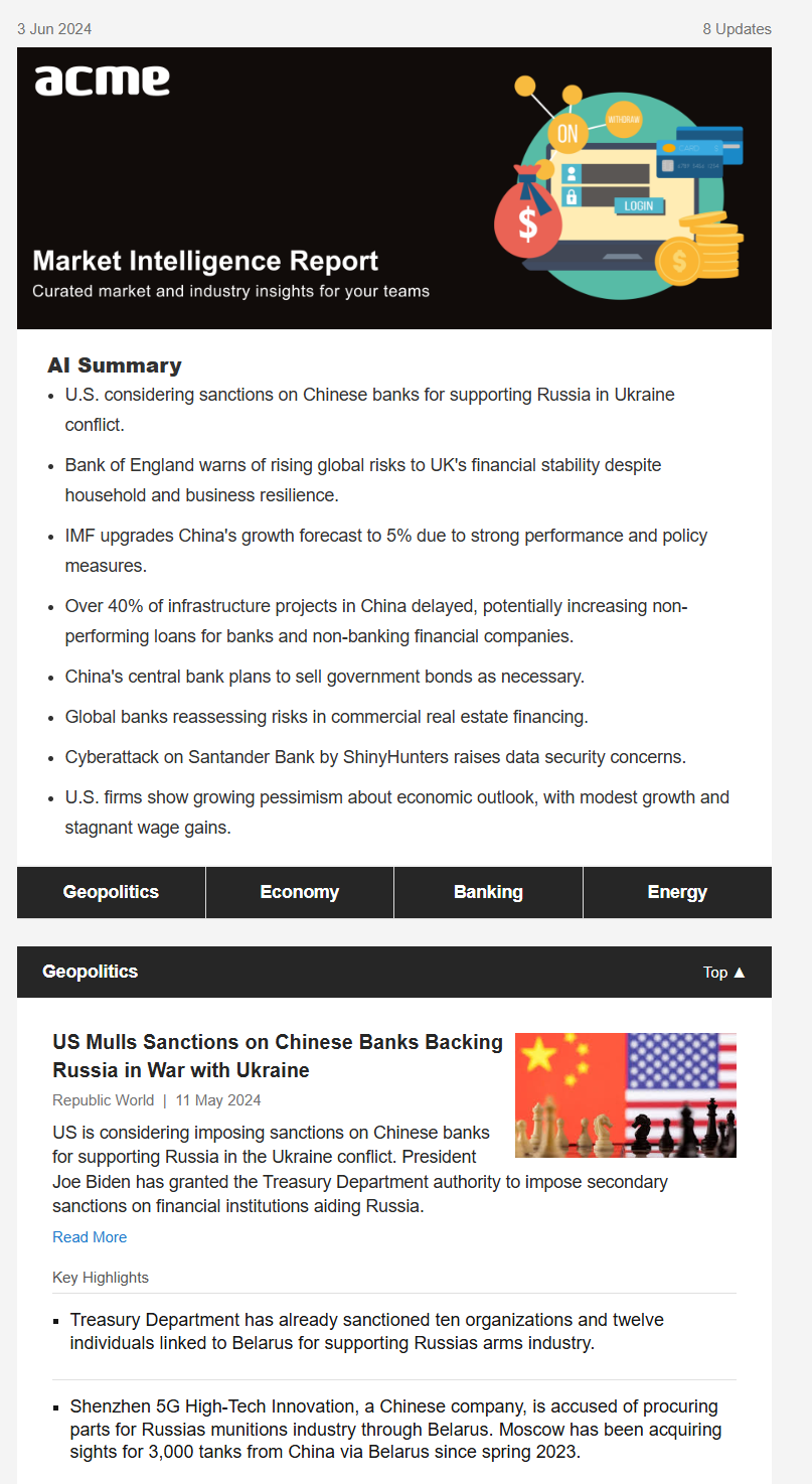 Contify - Newsletter