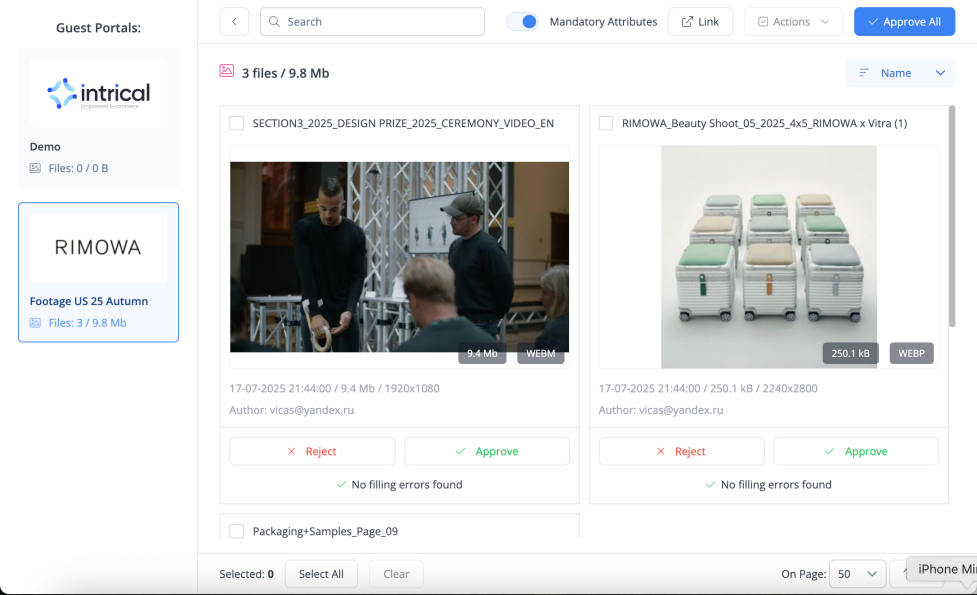 Intrical DAM and AMS - Screenshot 2
