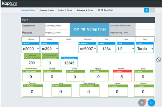 Kapture.io QMS - Scrap Management.