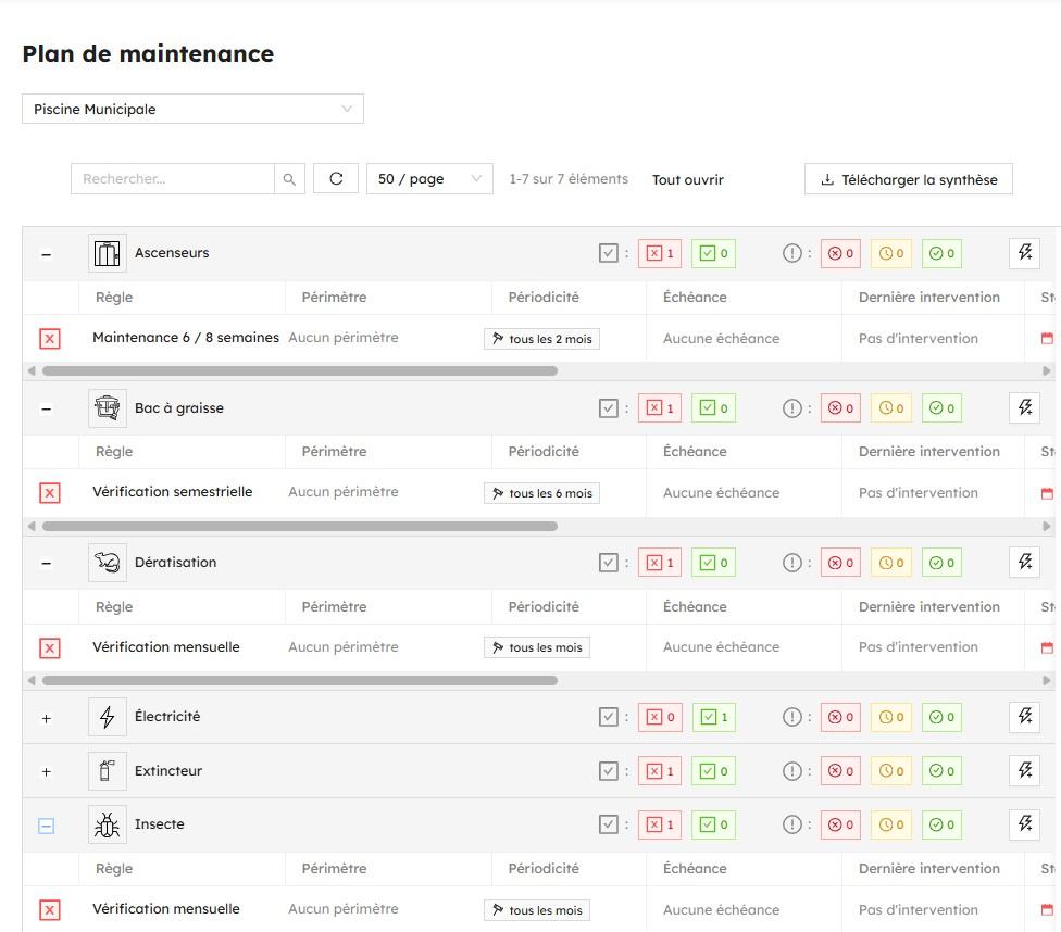 Kare - Organisez votre plan de maintenance, définissez les périodicités des contrôles et les rappels d'échéance pour ne rien oublier.