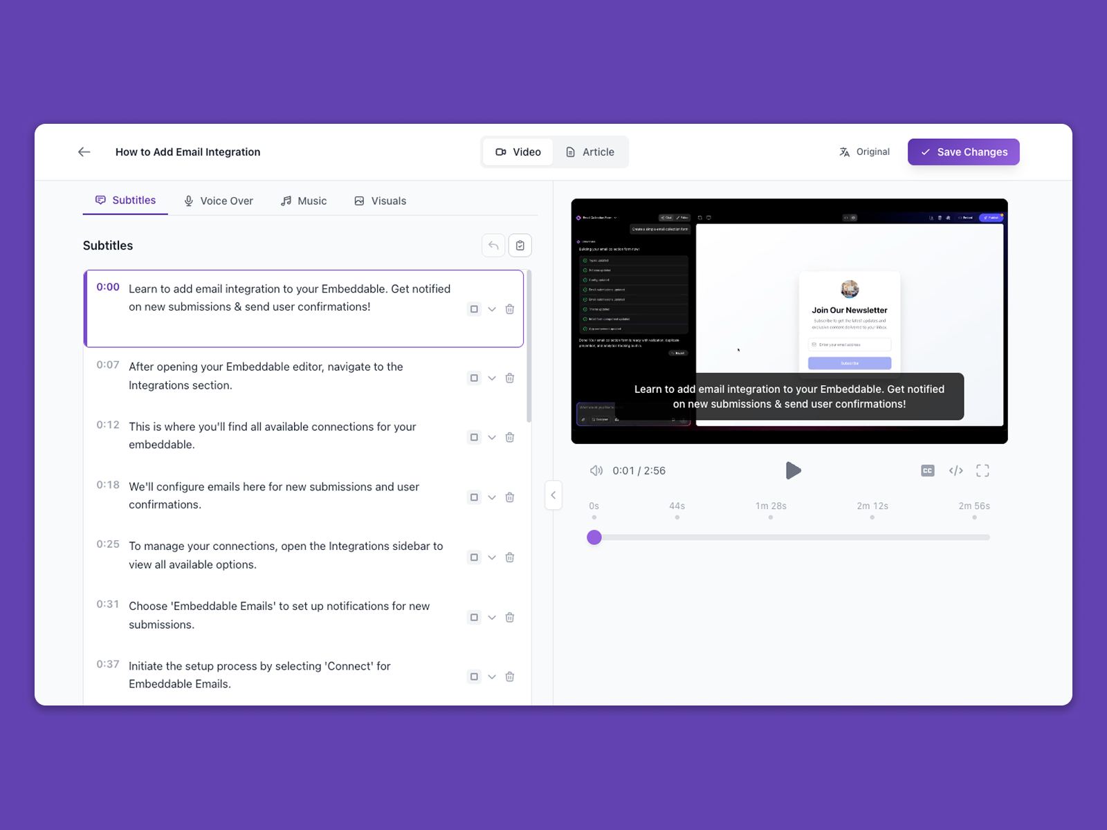 Vidocu - Vidocu Demo