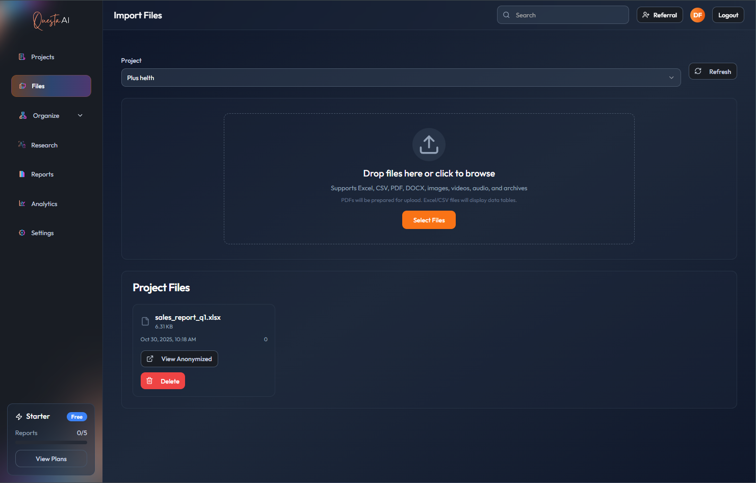 Questa AI - Screenshot 2