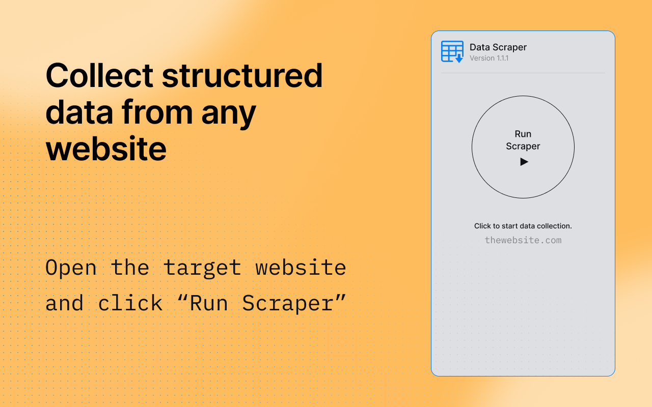 Data Scraper - Screenshot 2