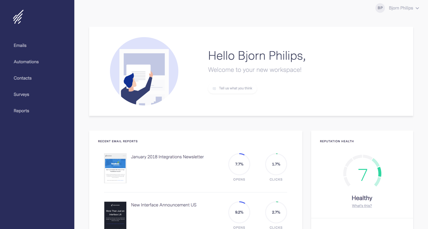 Benchmark Email - Screenshot 5