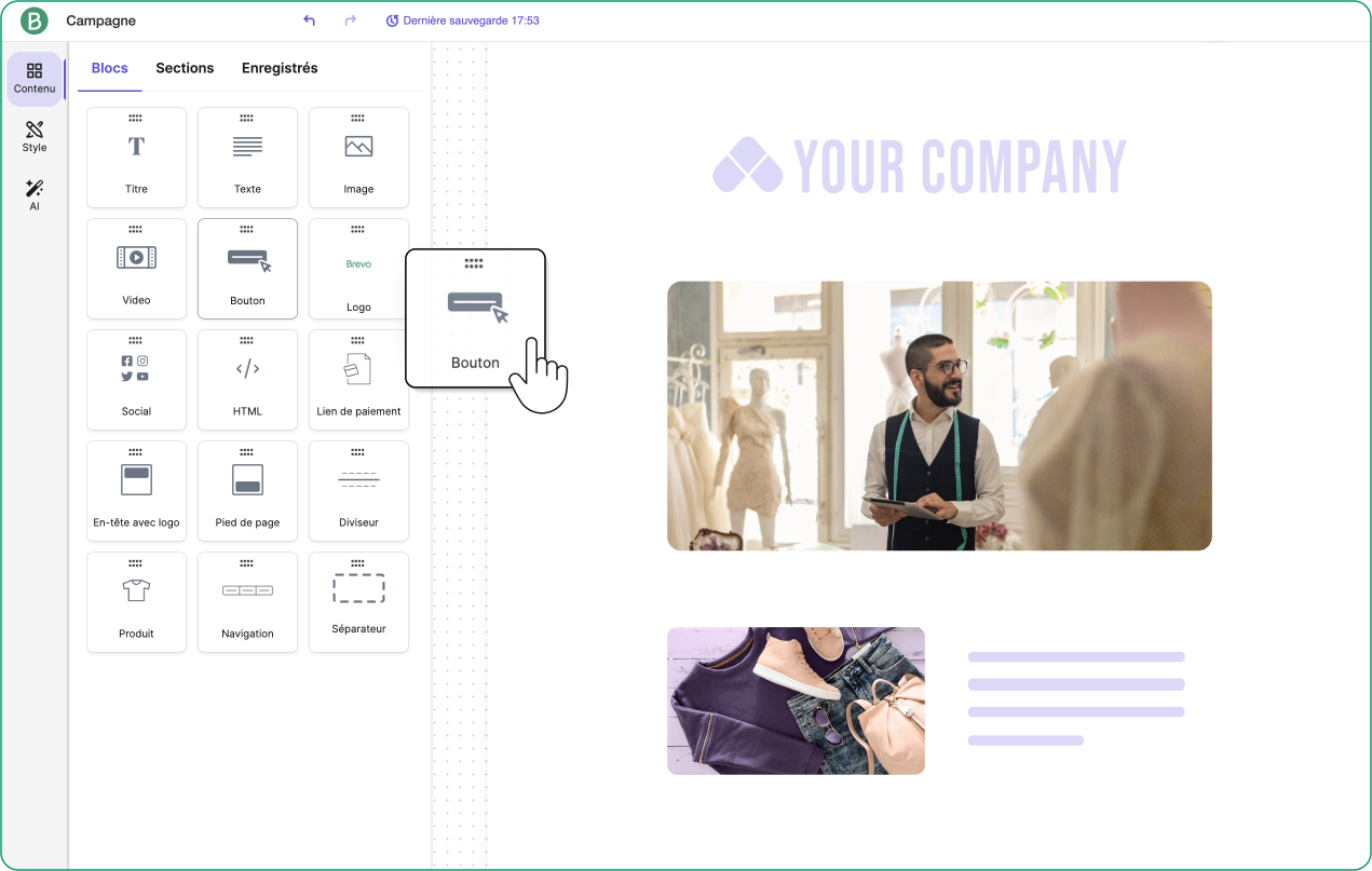 Brevo - Créez votre email en quelques minutes avec notre Drag and Drop