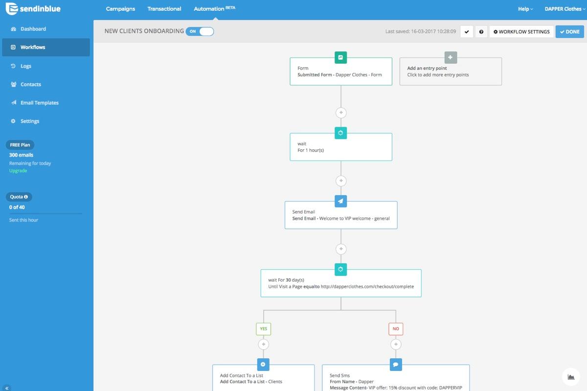 Brevo (ex Sendinblue) - Brevo (ex Sendinblue): Programmation d'un autorépondeur