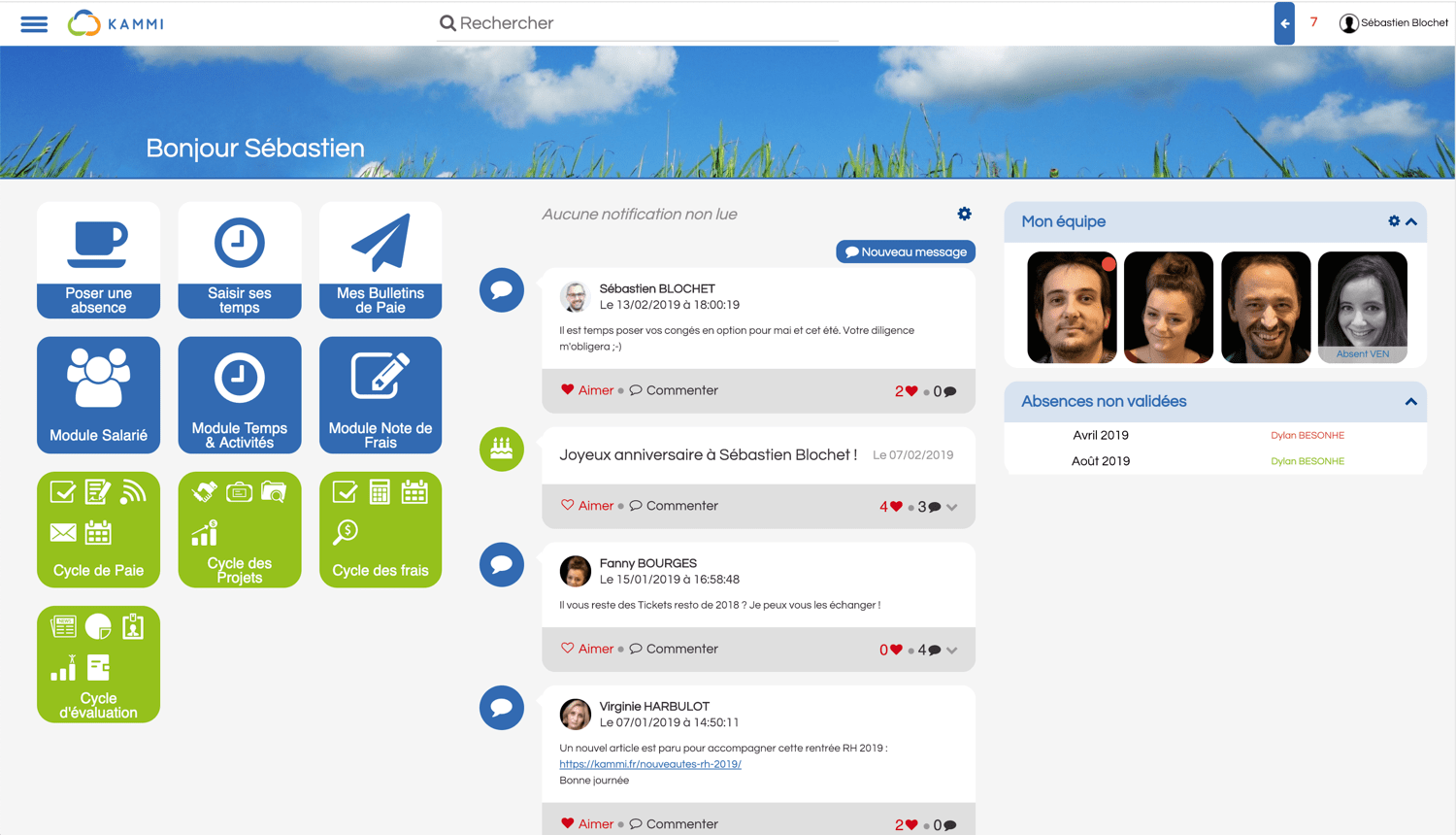 Portail RH pour vos collaborateurs Portail RH pour vos collaborateurs
