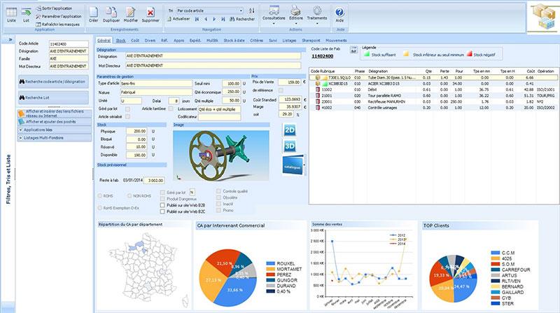 Silog ERP : Tableaux de bord et Business Intelligence