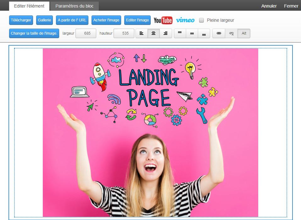 ActiveTrail - Landing Arraste Page Editor & Drop - Modelos em responsivo