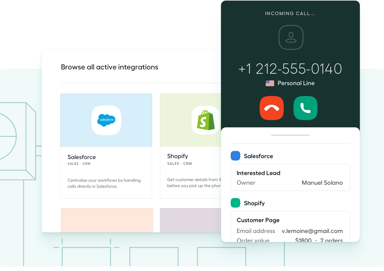 Aircall - Integrations