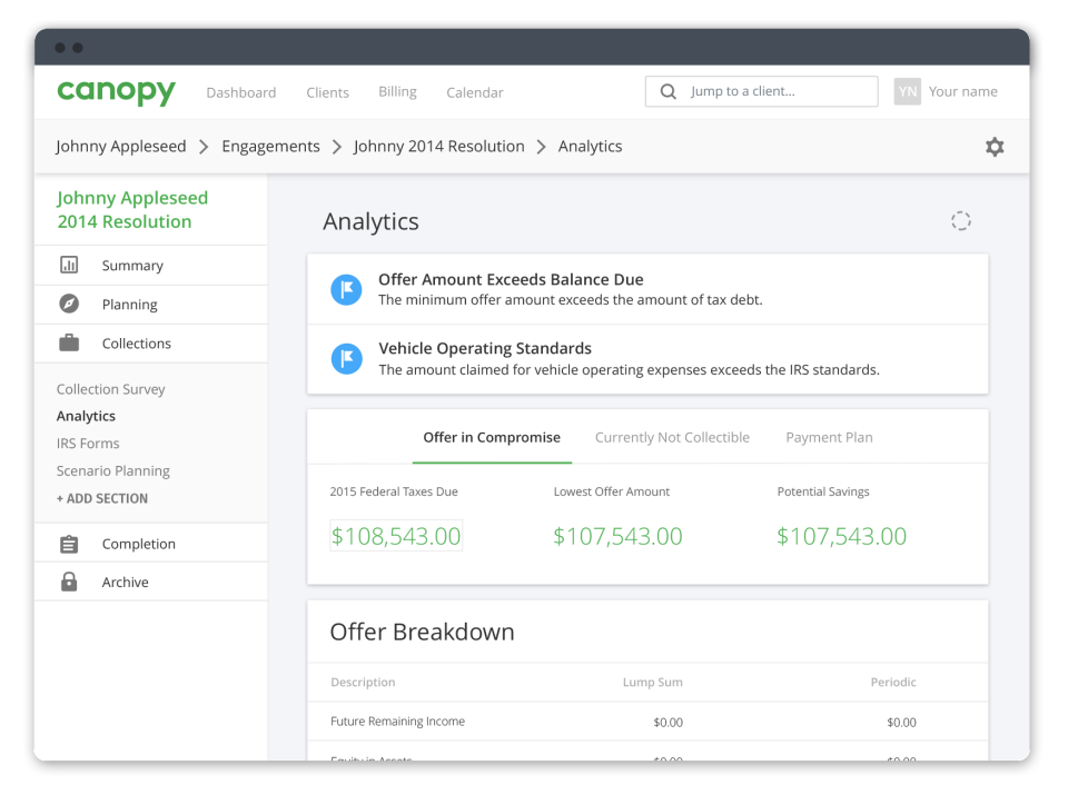 Canopy Tax-screenshot-1 Canopy Tax-screenshot-1