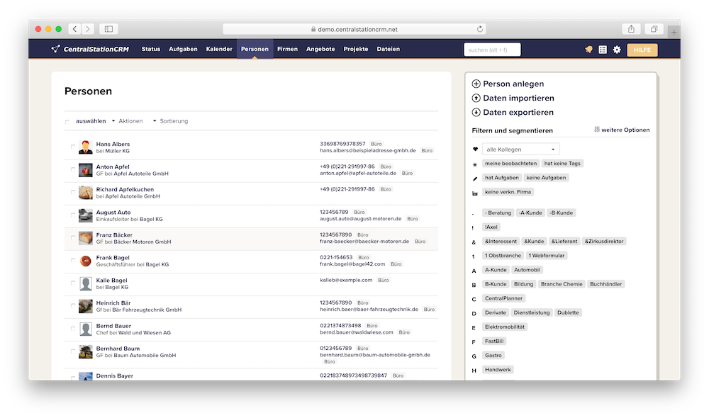 CentralStationCRM-centralstationcrm übersicht aller personen CentralStationCRM-centralstationcrm übersicht aller personen