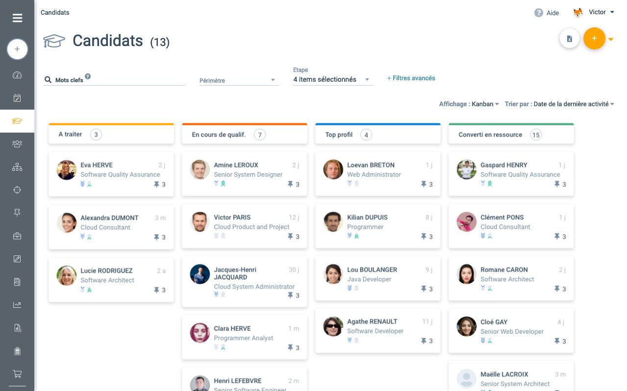 BoondManager - Module Candidats