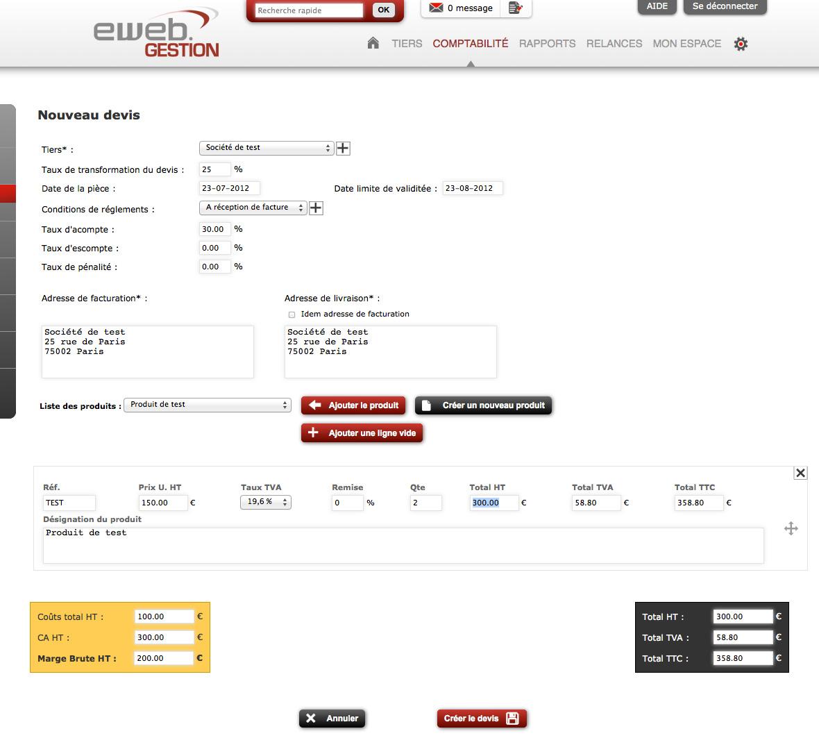 eWeb Gestion: Gestion des produits, Import, Import et export de données (CSV, XLS) eWeb Gestion: Gestion des produits, Import, Import et export de données (CSV, XLS)