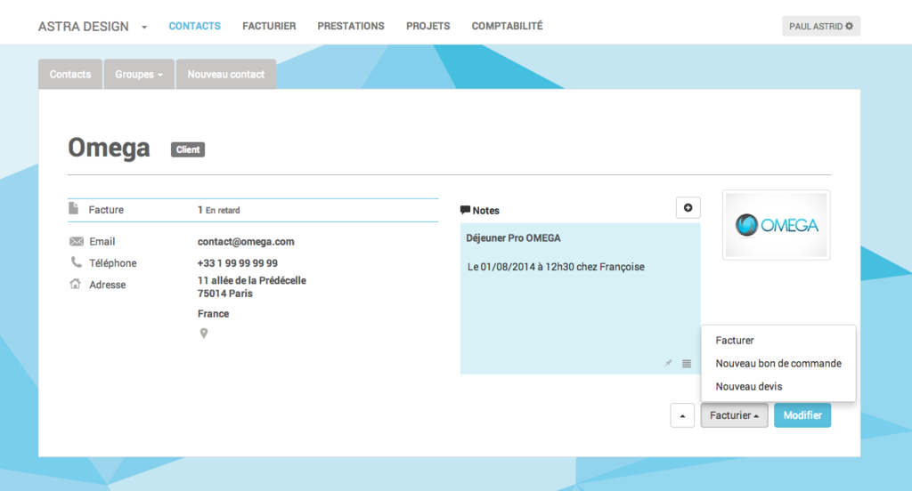 Let It Bill: Catalogue tarifaire, Accès sécurisé pour son Expert Comptable, Gestion de plusieurs devises Let It Bill: Catalogue tarifaire, Accès sécurisé pour son Expert Comptable, Gestion de plusieurs devises