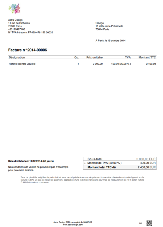 Let It Bill: Déclaration de la TVA, Facturation récurrente, Gestion de plusieurs devises Let It Bill: Déclaration de la TVA, Facturation récurrente, Gestion de plusieurs devises