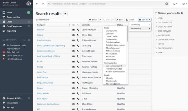 Close CRM - Screenshot 2