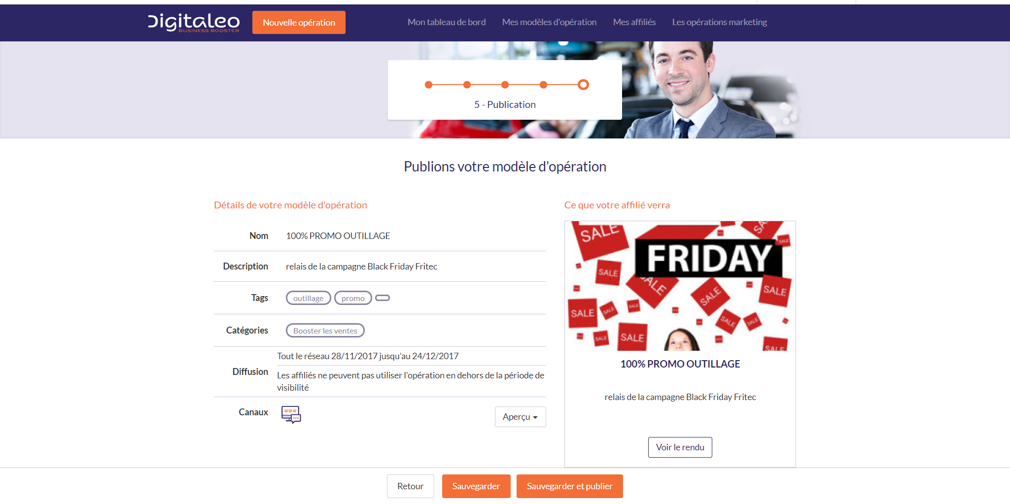 Récapitulatif de votre campagne à envoyer. Récapitulatif de votre campagne à envoyer.