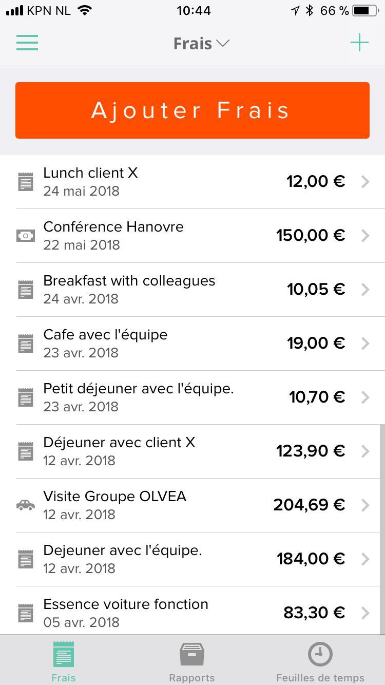 Mobile App lose expenses