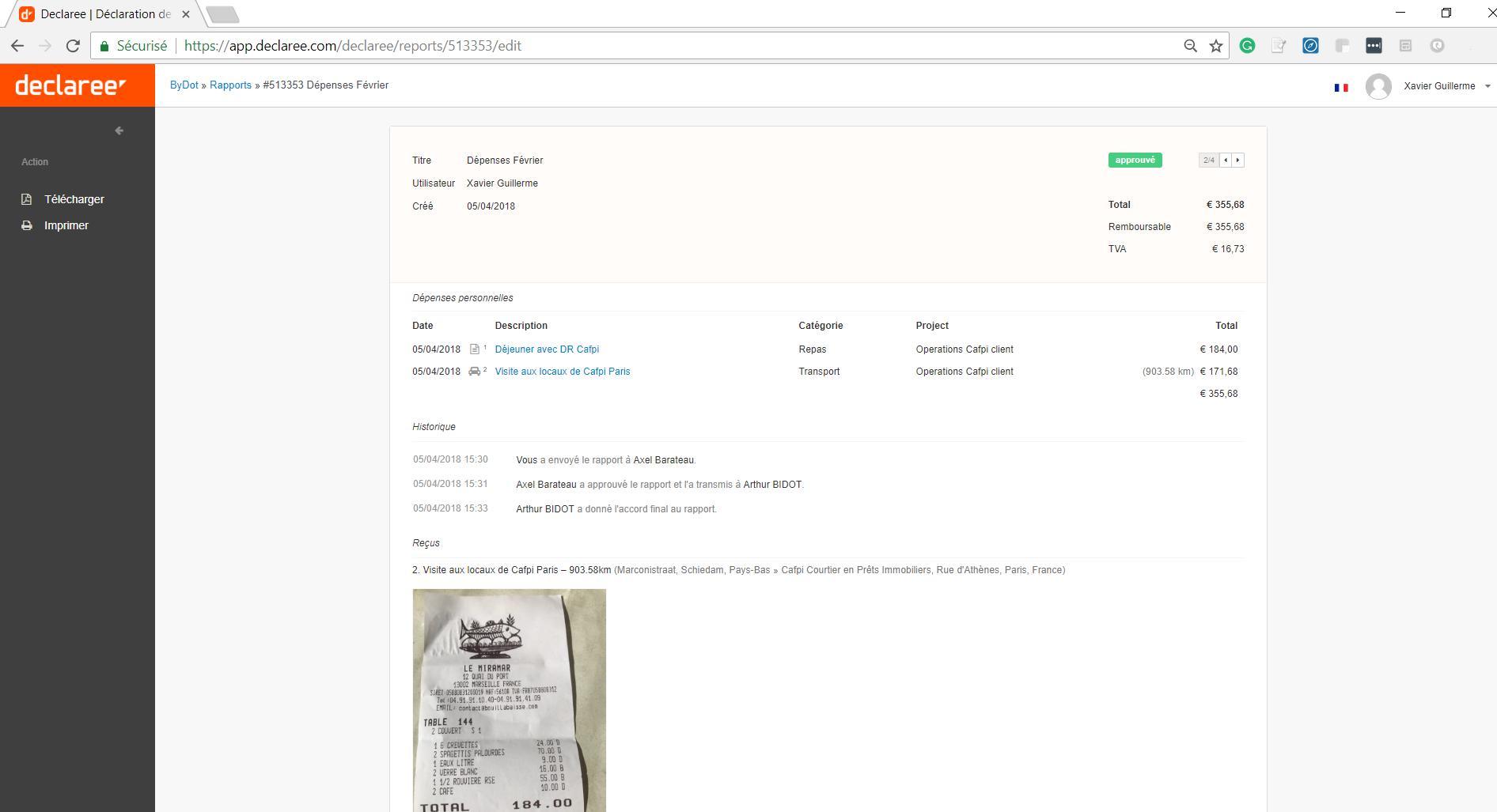 Web App report details Web App report details