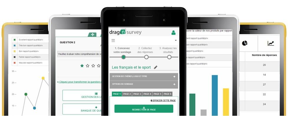 Depuis votre smartphone,créez votre questionnaire , diffusez-le et analysez les résultats. Depuis votre smartphone,créez votre questionnaire , diffusez-le et analysez les résultats.