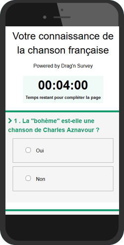 Création de quiz Création de quiz