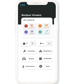 DimoMaint MX - •	Application mobile avec mode hors ligne