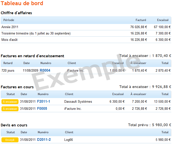 iFacture: Envoi des factures par email, Gestion automatique de la TVA, Factures personnalisées iFacture: Envoi des factures par email, Gestion automatique de la TVA, Factures personnalisées