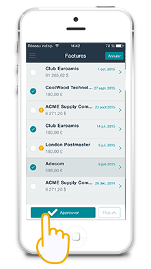 Application mobile de validation des demancdes d'achat et factures Application mobile de validation des demancdes d'achat et factures