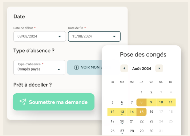 Eurécia Congés & Absences screenshot