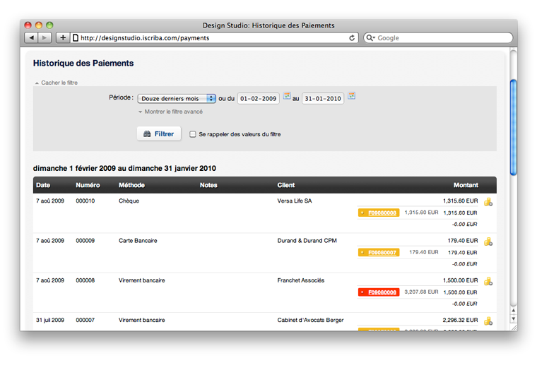 iScriba: Import, Secure Sockets Layer (SSL), Gestion de plusieurs devises iScriba: Import, Secure Sockets Layer (SSL), Gestion de plusieurs devises
