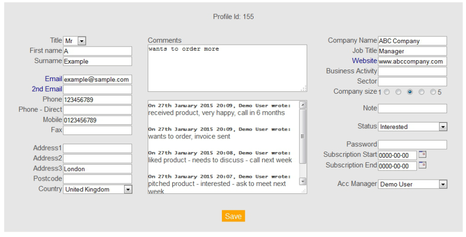 Easy Simple CRM - Easy Simple CRM-screenshot-1