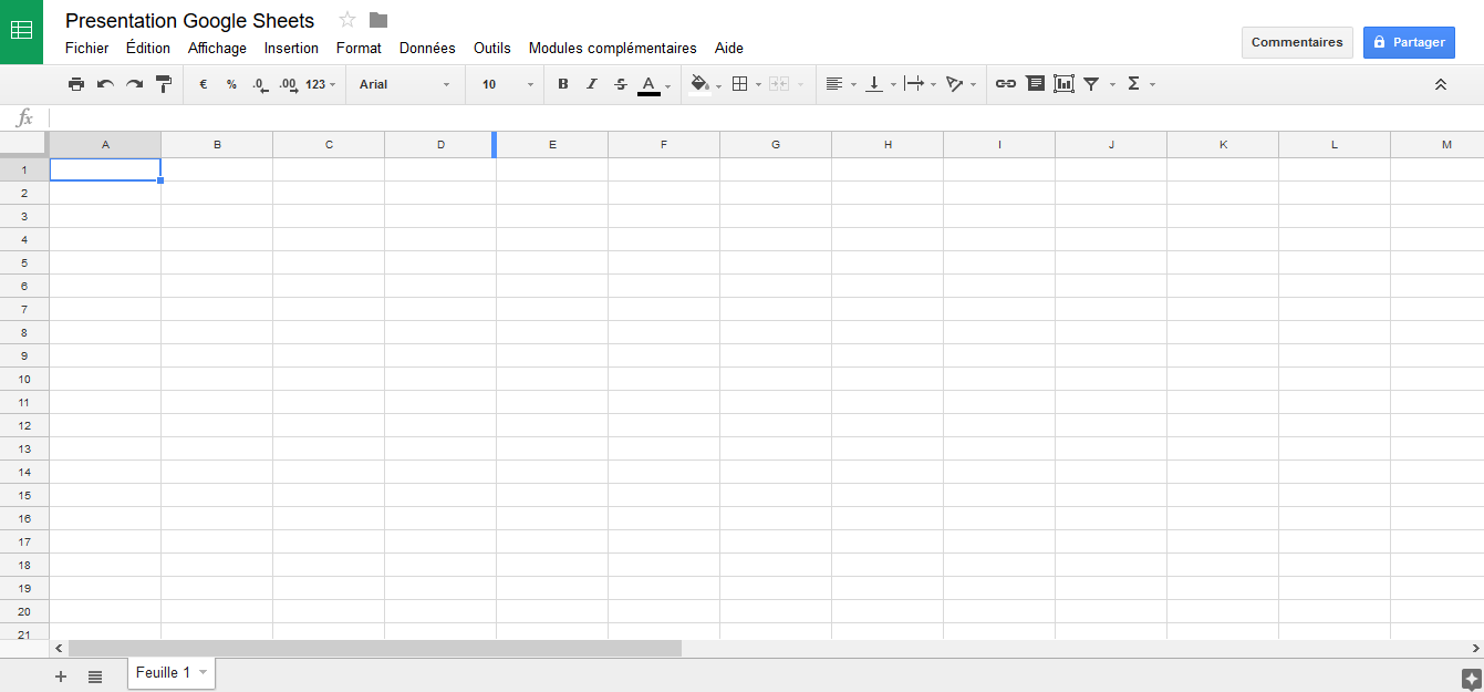 Google Sheets Le Tableau Grapheur En Ligne Gratuit De Google