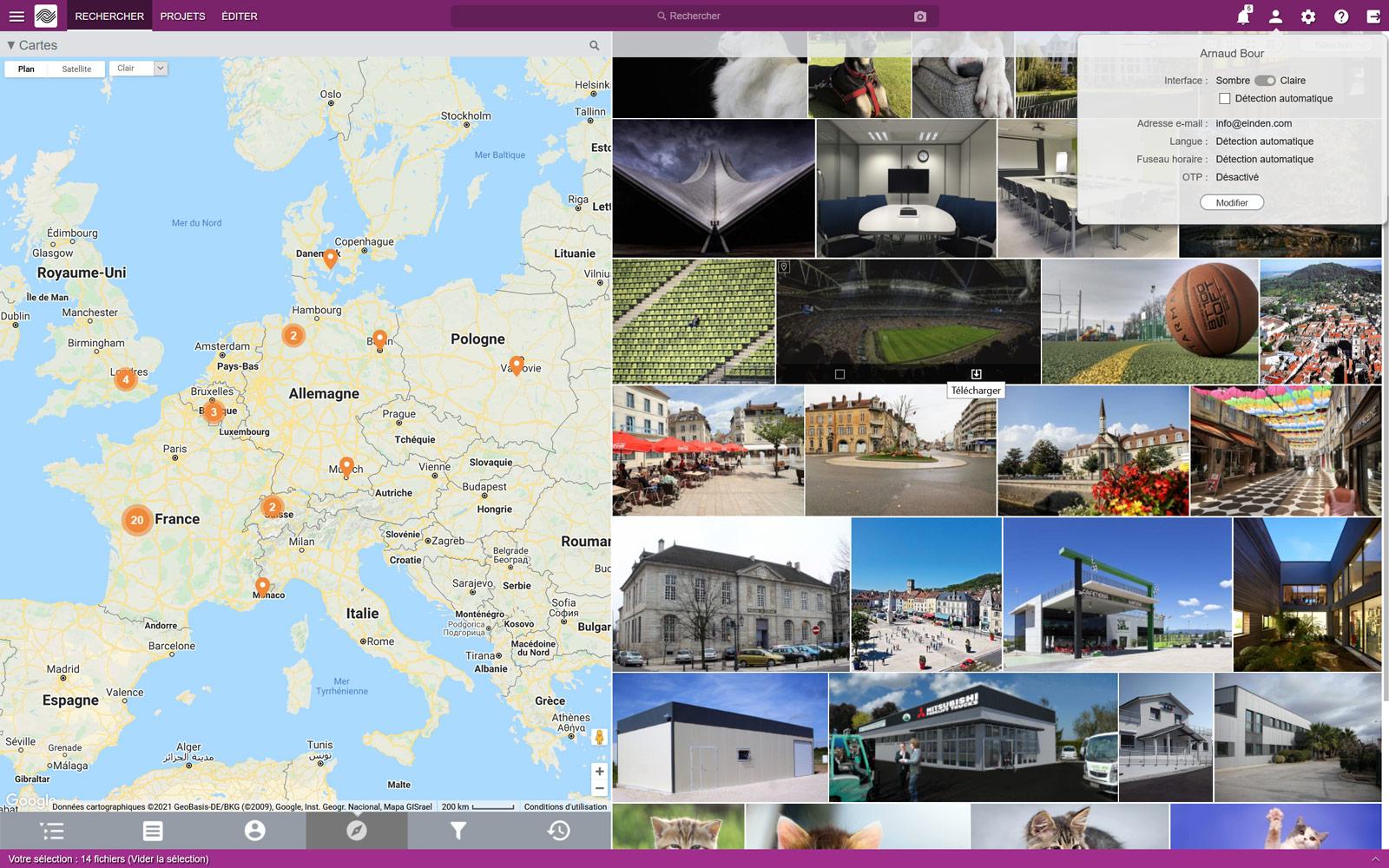 Ephoto Dam - Geolocate your media easily