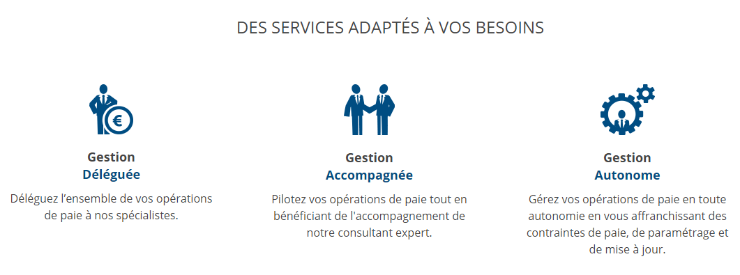 Les 3 niveaux de services Nibelis Les 3 niveaux de services Nibelis