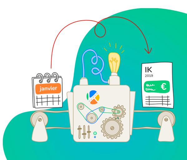 IZIKA - Transformez votre agenda en indemnités kilométriques
